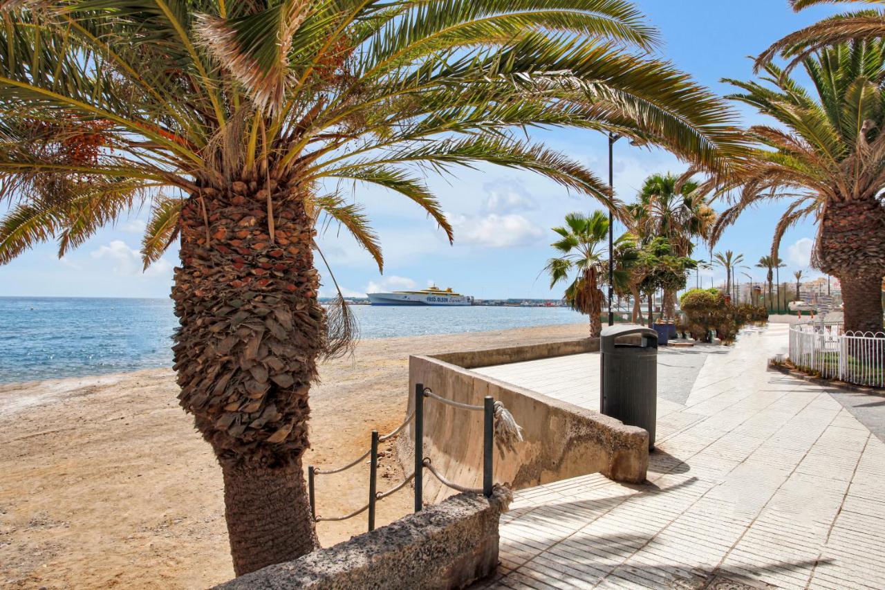 Апартаменты Luxory Dreamy Sunset, Seafront, Direct Access To The Promenade,Wifi,Pool,Free Parking Лос Кристианос Экстерьер фото
